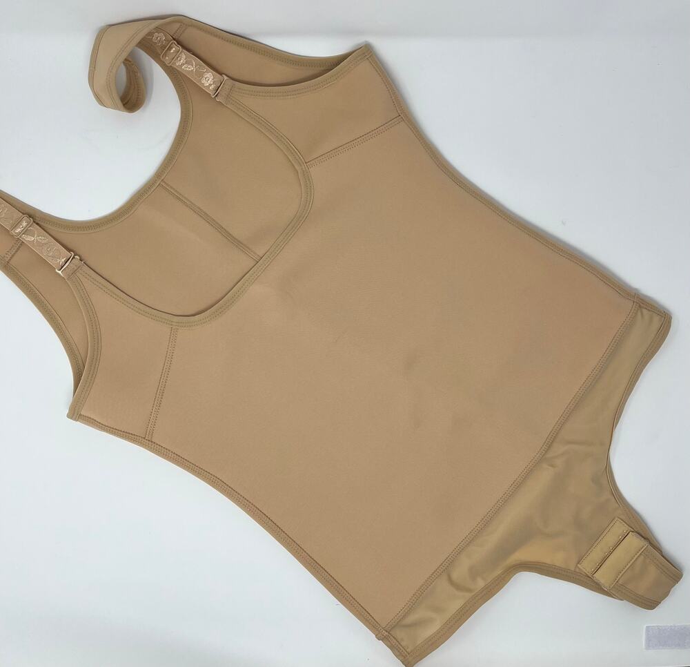 Eleady Women's Full Body Shaper Bodysuit Beige XLarge New